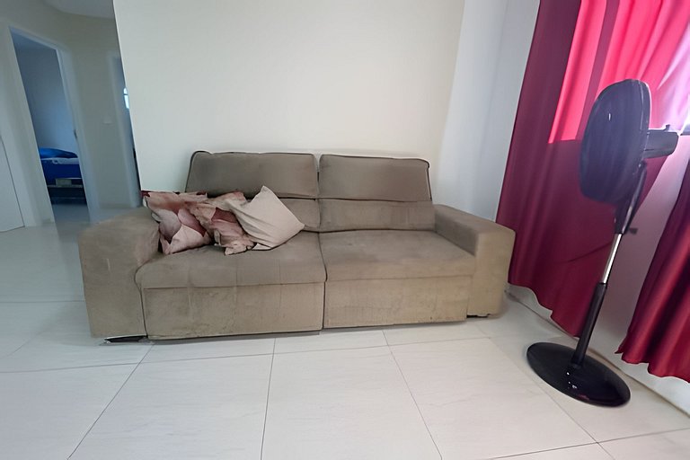 Para 10 pessoas, 03 quartos ar condicionado e ventilador, ga