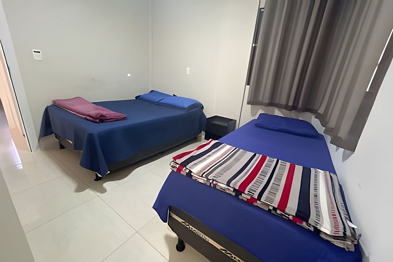 Para 10 pessoas, 03 quartos ar condicionado e ventilador, ga