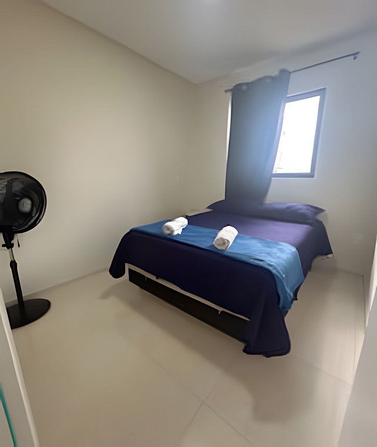 Para 10 pessoas, 03 quartos ar condicionado e ventilador, ga