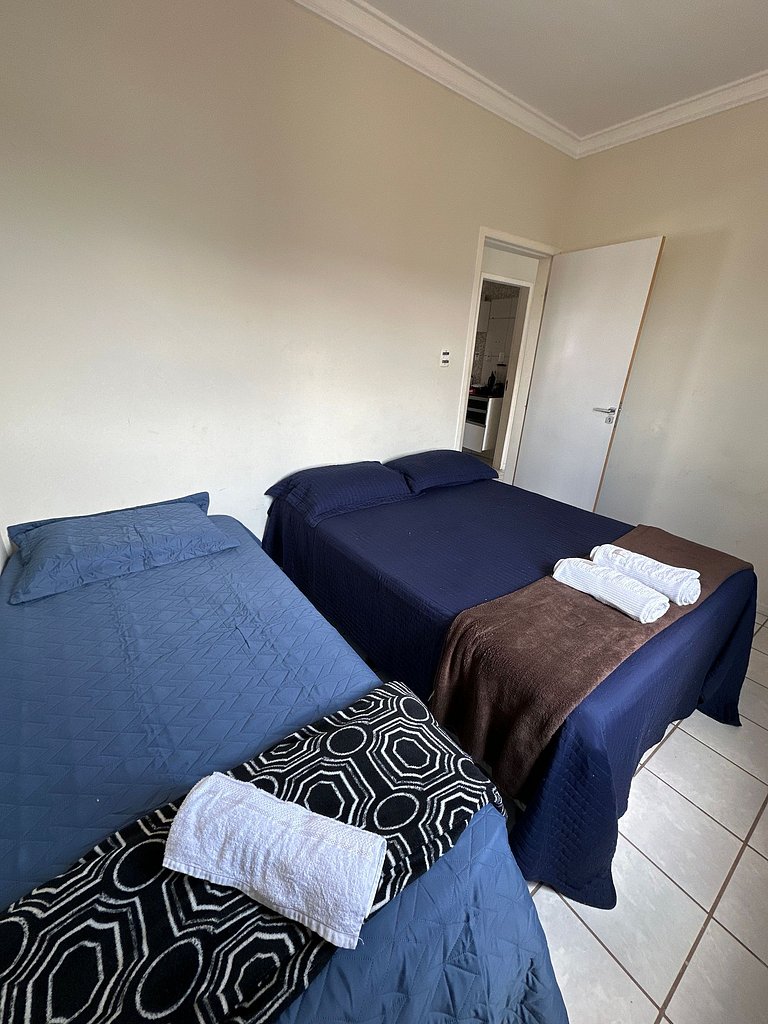 Apartamento aconchegante para 6 pessoas