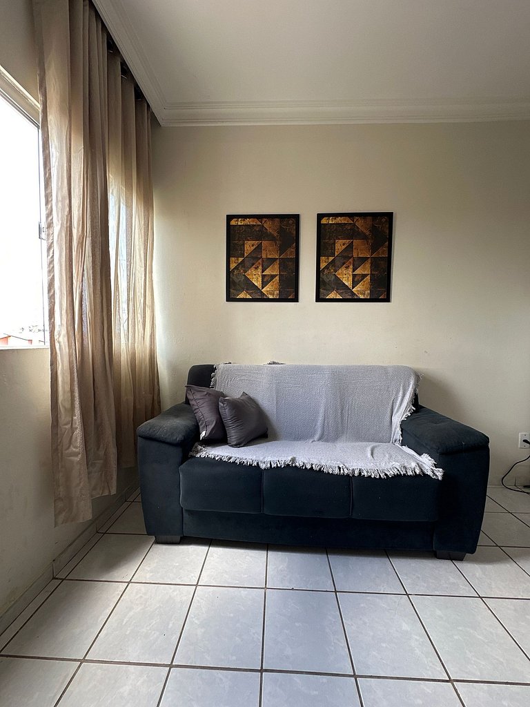 Apartamento aconchegante para 6 pessoas